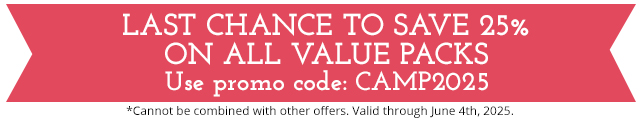 25% Off Value Packs